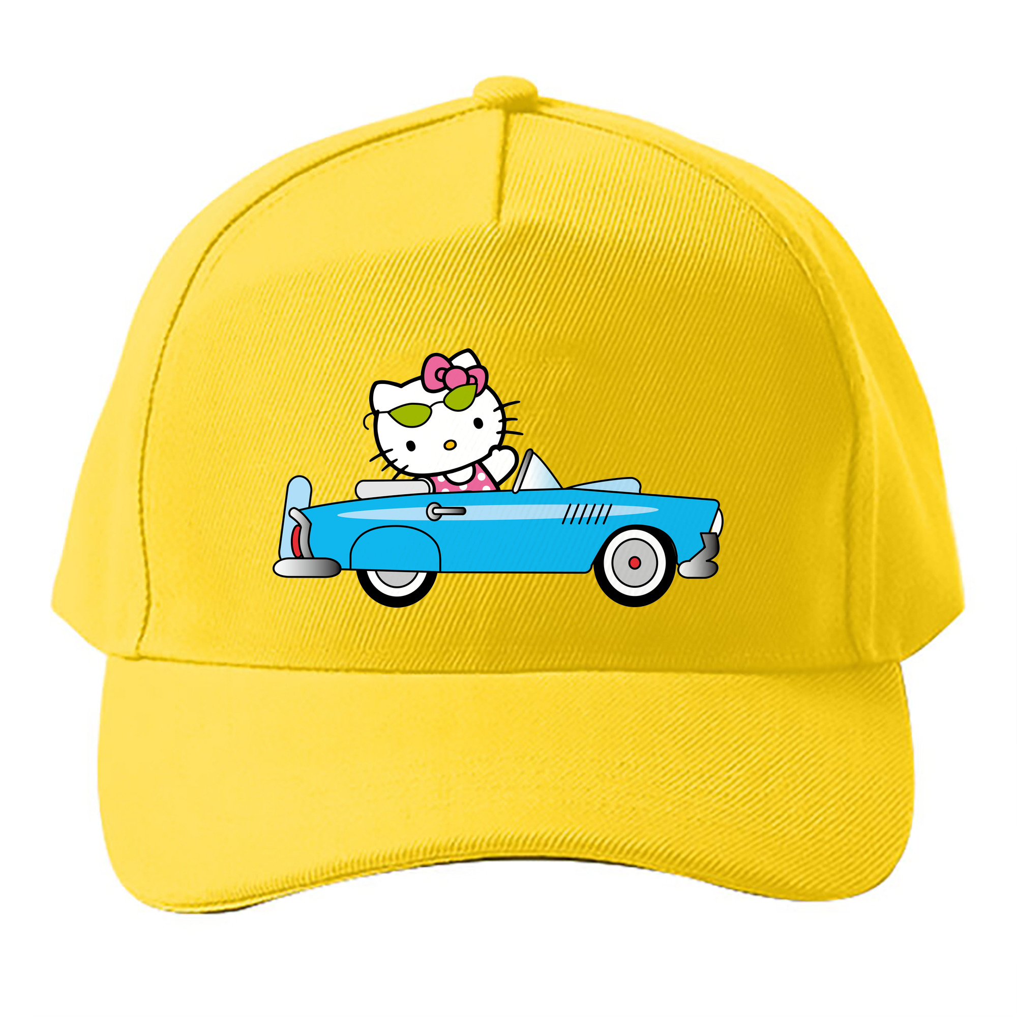 （画像用） Hello Kitty ハローキティ ベースボールキャップ 綿100％ 男女兼用 帽子 スポーツ